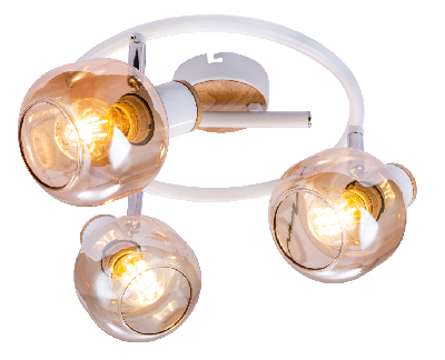 Светильник настенно-потолочный спот Rivoli Kalisto 7025-733 3 х E14 40 Вт поворотный