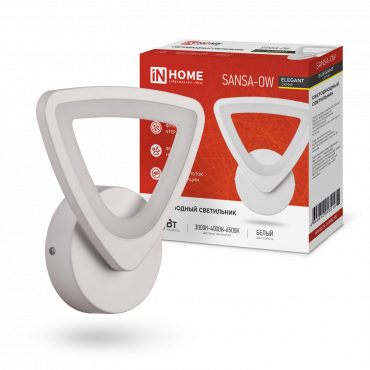 Светильник сд ELEGANT SANSAR-W 15Вт 230В 3000-6500K 1200Лм STEP COLOR белый IN HOME